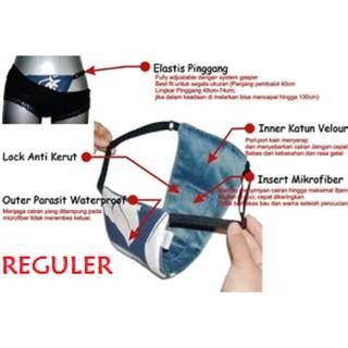 Pilihan- Anannda Menstrual Pad Menspad Reguler 37Cm Pembalut Kain Cuci Ulang