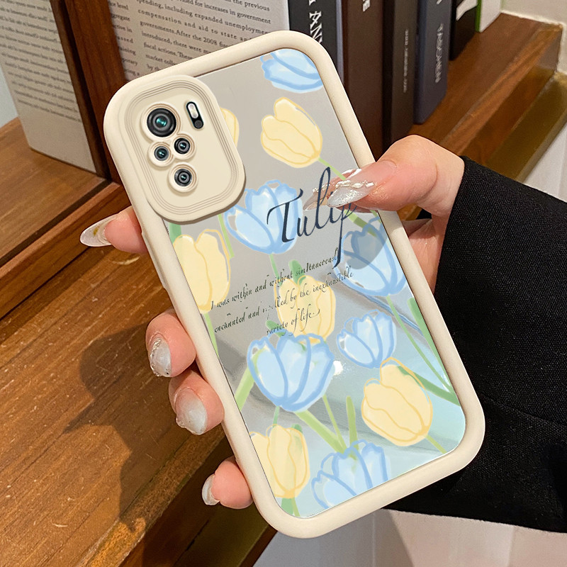 Casing Hp Xiaomi Redmi Note 10 Redmi Note 10s Redmi Note 10 Pro POCO M5s Case Casing HP pola Tulip y