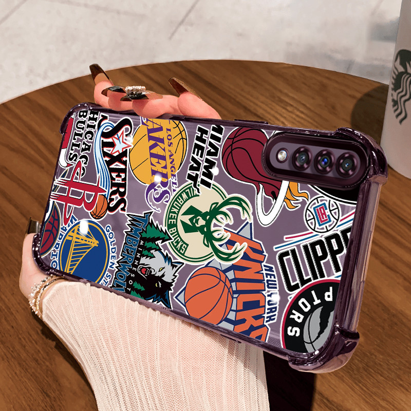 Casing Hp untuk Samsung A50 A50s A30s Case Tren berolahraga Kasing airbag Kesing Silikon Tipis  Soft