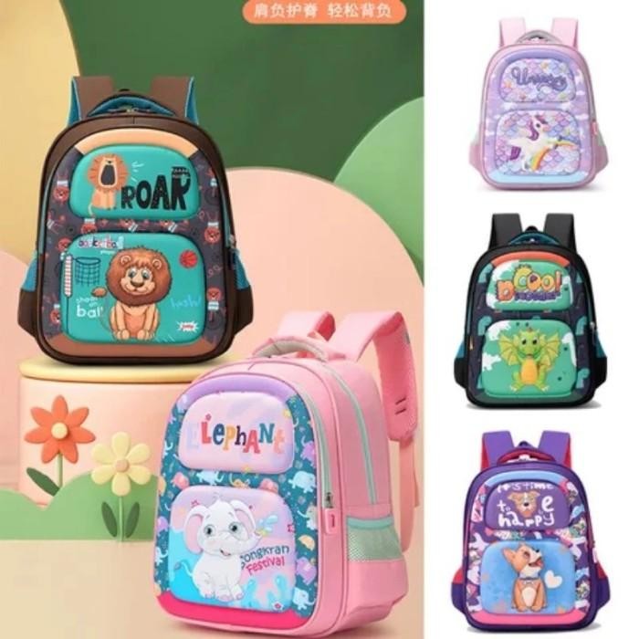 

JEAN - Ransel Anak Sekolah Motif Kartun Lucu Anak Laki-laki dan Perempuan Tas Sekolah TK SD Anti Air