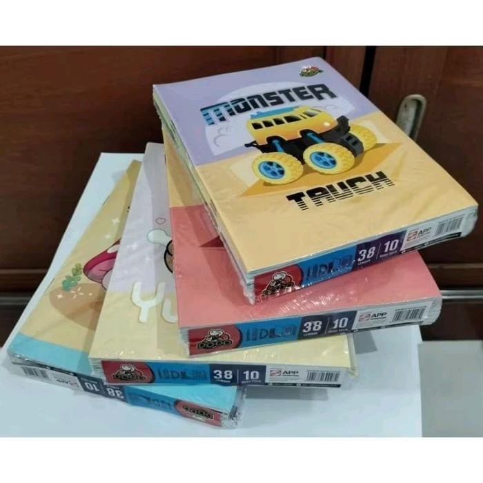 

New (ISI 10 PCS) BUKU TULIS MURAH / BUKU TULIS DODO By SIDU ISI 38 LEMBAR / BUKU TULIS MURAH GROSIR