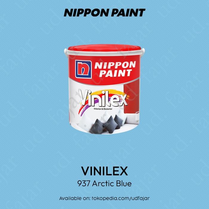 Terbaik Nippon Paint - Vinilex - Cat Tembok - 937 Arctic Blue 100% Ori