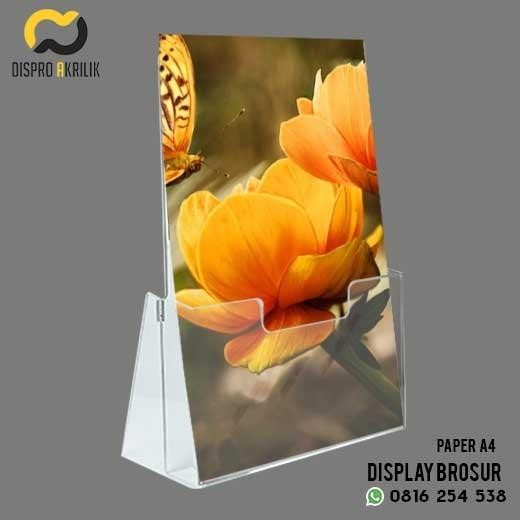 Termurah / Tempat Brosur Akrilik / Display Brosur A4 Akrilik 3 Mm