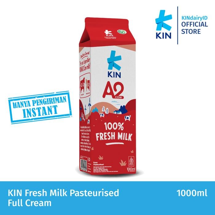 

Pilihan- Kin Fresh Milk Pasteurised Full Cream 1000 Ml Pack (Isi 1)