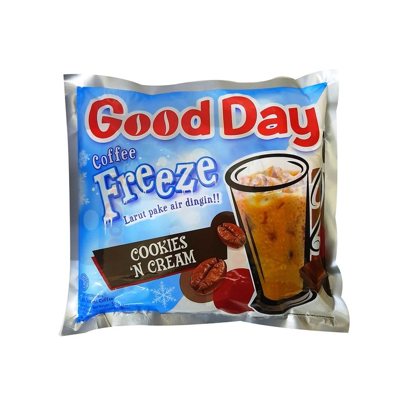 

S07670 GOOD DAY FREEZE COOKIES N CREAM KOPI INSTANT 300GR BAG MAJU BERSAMA (20250913)