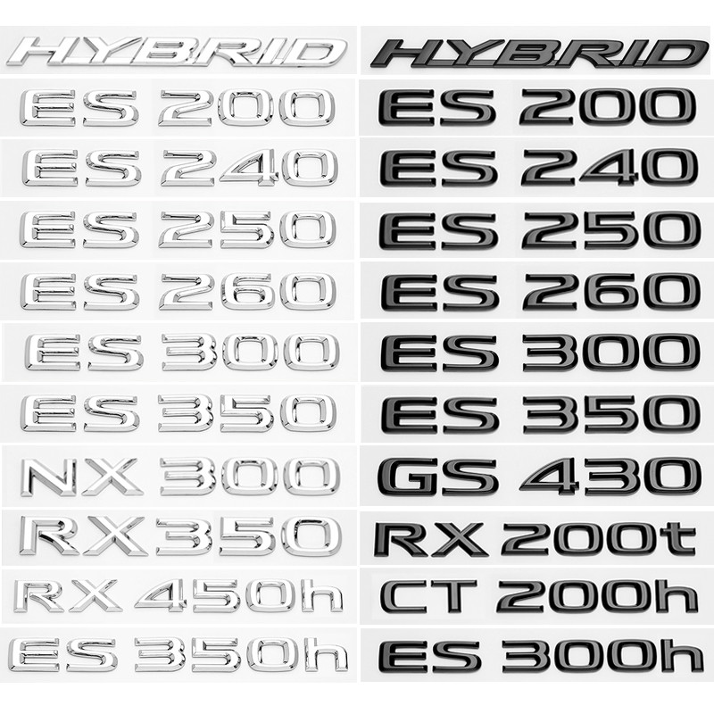 IMPORT FOR Lexus ES200 ES260 IS250 GS300 GX400 NX300 RX350 RX450h LX570 LM350 LS600h Rear Trunk logo