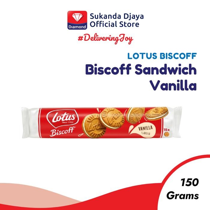 

Lotus Biscoff Sandwich Vanilla 150 Gr