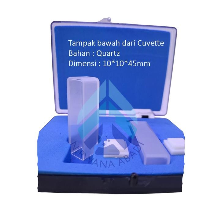 OJ kuvet kuarsa spektrofotometri Cuvette Quartz Spectrophotometer UV VIS, Spektrofotometer