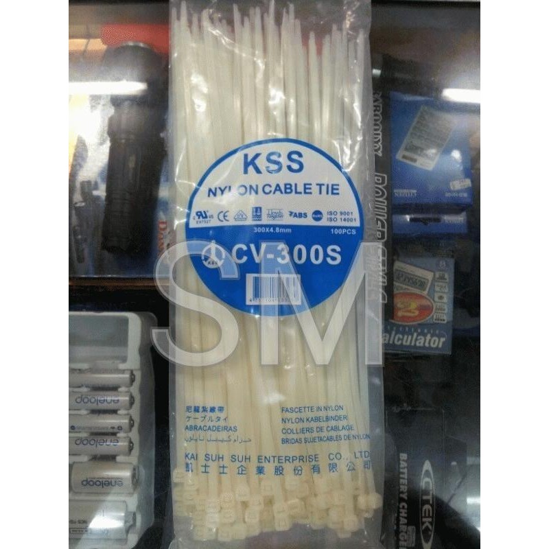 

OJ Kabel tis cable ties Pengikat Kabel KSS CV-300S 30cm