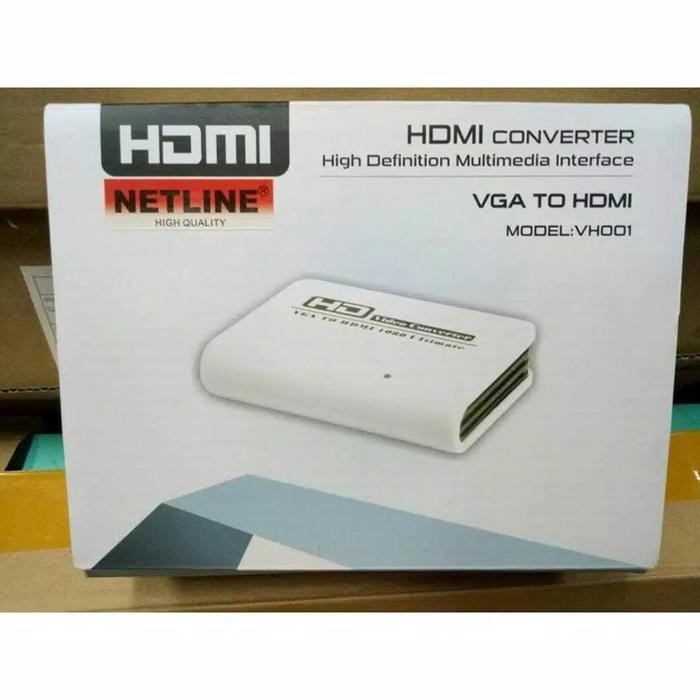 Paling Baik Converter Vga To Hdmi With Power Adaptor Terlariss 