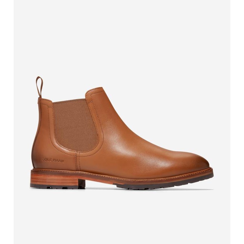 Ready Cole Haan Man Berkshire Lug Chelsea Boot - Sepatu Pria Coklat