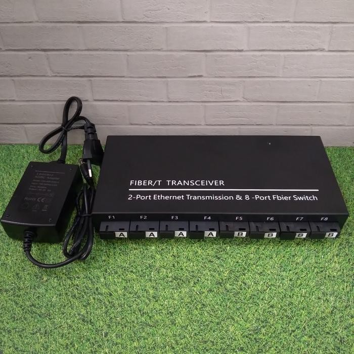 Pilihan- Media Converter 8 Port Fo 2 Port Lan