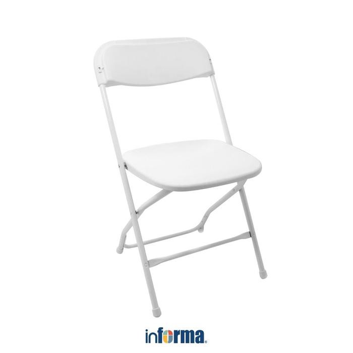 INFORMA OLYMPIAN KURSI LIPAT - PUTIH