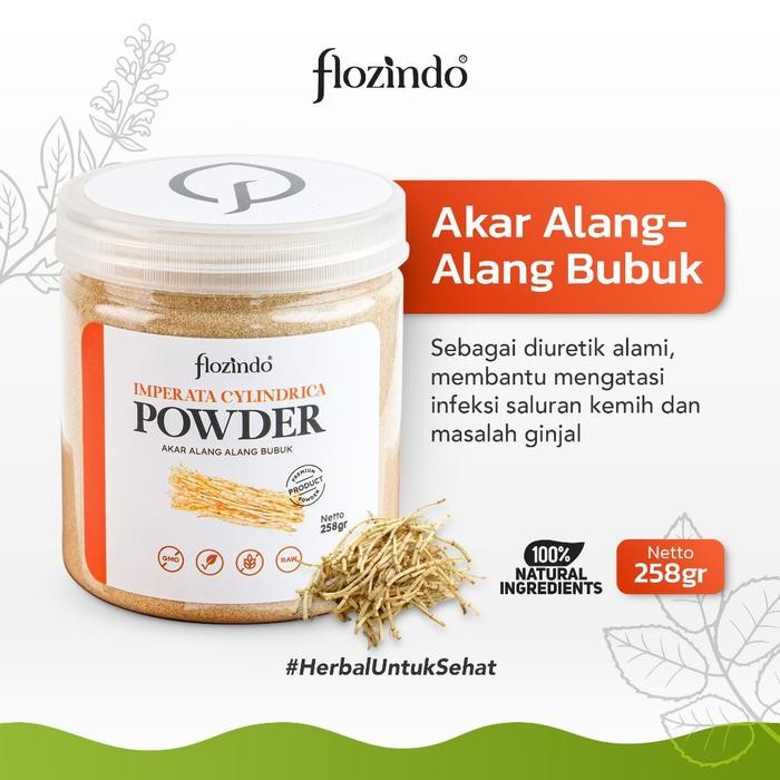 

TERMURAH Flozindo Akar Alang Alang Powder / Akar Alang Alang Bubuk Murni READY STOCK