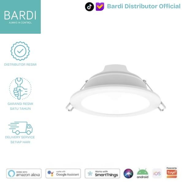BARDI SMART BEACON PANEL DOWNLIGHT 8W RGBWW BT - LAMPU PINTAR