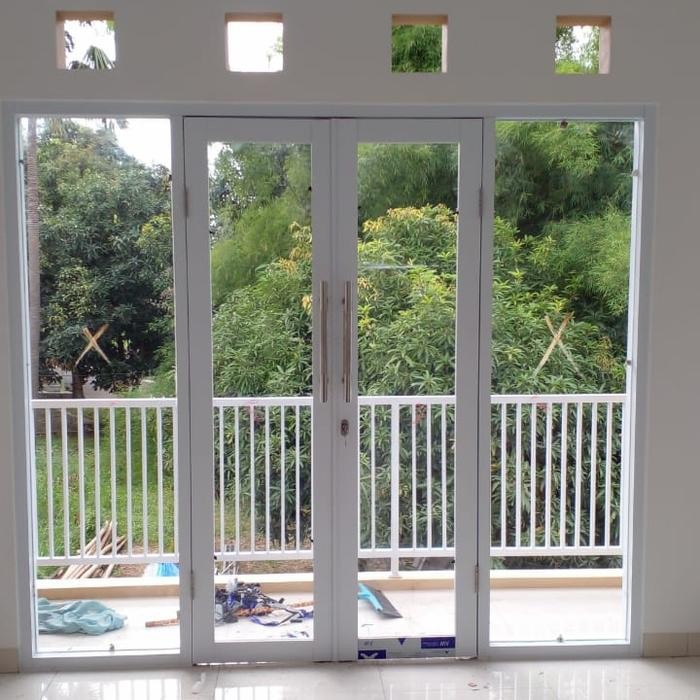 pintu 2 daun+kaca mati