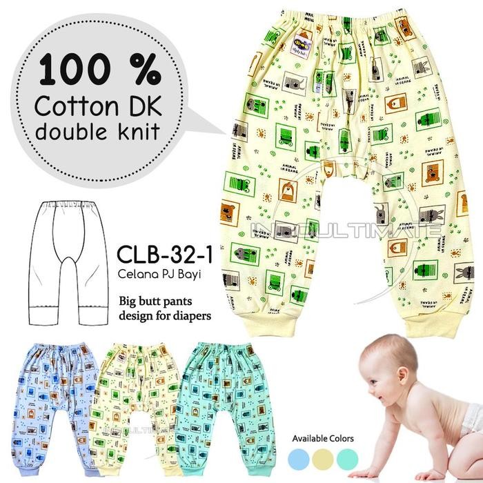 Celana Bayi Perempuan Laki Laki Baru Lahir CLB-32-1 Celana Panjang Bayi Laki Laki Perempuan 1 Tahun