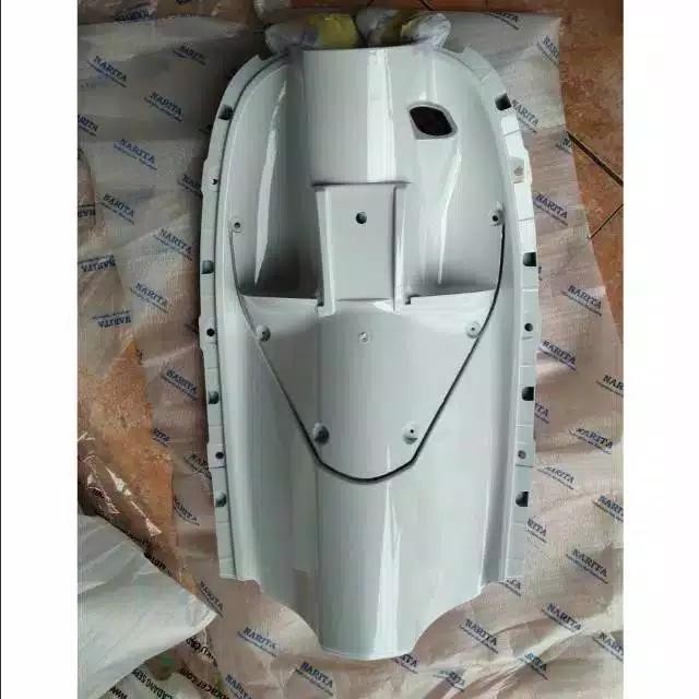 Cover Body Dek Kunci / Dashboard Scoopy Karbu Putih