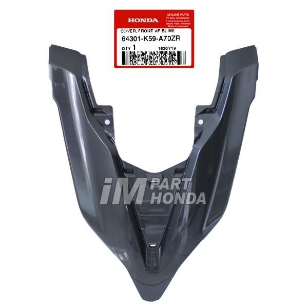 64301-K59-A70ZR Cover Front Panel Tameng Lampu Depan Vario 125 LED 2018 - 2019 Hitam Abu Abu