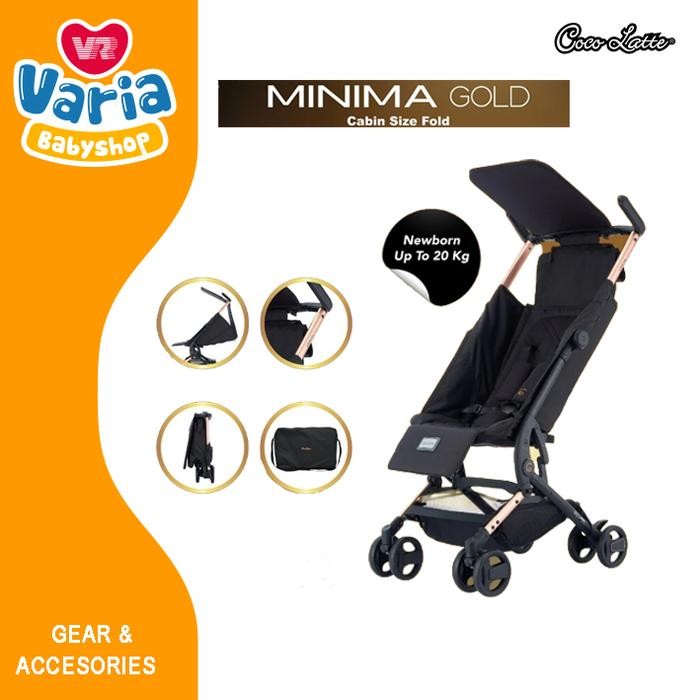 STROLLER MINIMA+ CLCB 6911/ STROLLER MINIMA GOLD COCOLATTE