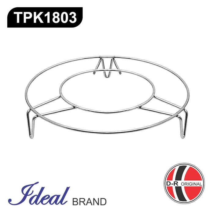 Tpk1803 Tatakan Panci / Kukusan Stainless Tinggi Kaki 3Cm