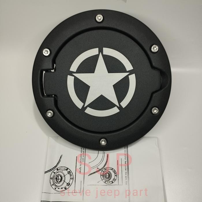 cover tutup tangki bensin jeep wrangler rubicon JK