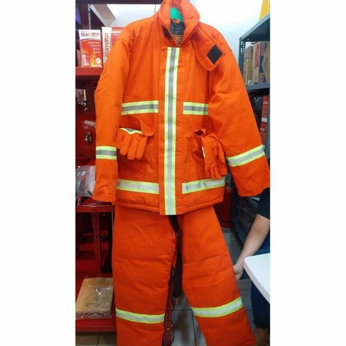 Stok Terbatas Baju Pemadam Kebakaran Safety 1 Set/Baju Pemadam Kebakaran Komplit Terlariss 
