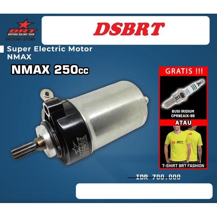 207h- Dinamo Stater Starter Brt Nmax Mio M3 Mio J Bore Up 150 - 250Cc
