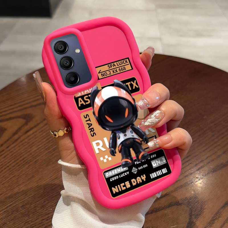 Casing Untuk Samsung A15 4G A15 5G M15 5G A25 5G Case Casing Kucing Mesin pola HP Cesing lunak Silik