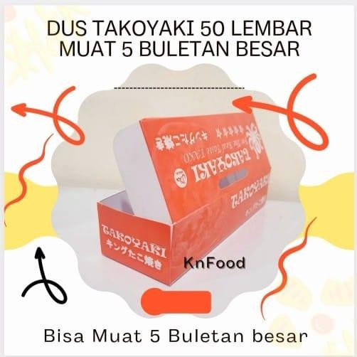 Dus Takoyaki Kemasan Takoyaki Dus Takoyaki Pj 17 Cm- Takoyaki Dus Tbk