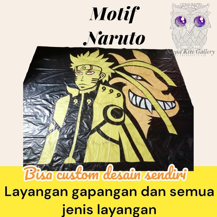 sampul plastik layangan karakter