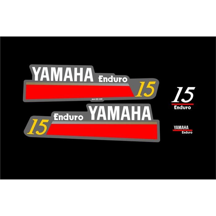 STICKER MESIN TEMPEL YAMAHA ENDURO 15PK