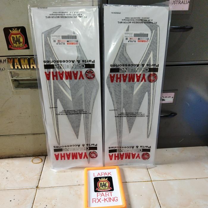 STICKER TANGKI RX KING HITAM 2004 ORIGINAL BAGIAN TANGKI SAJA