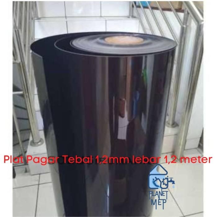 Fiber Plastik Penutup Pagar Plat Roll Tebal 1,2mm untuk Kanopi dan Atap
