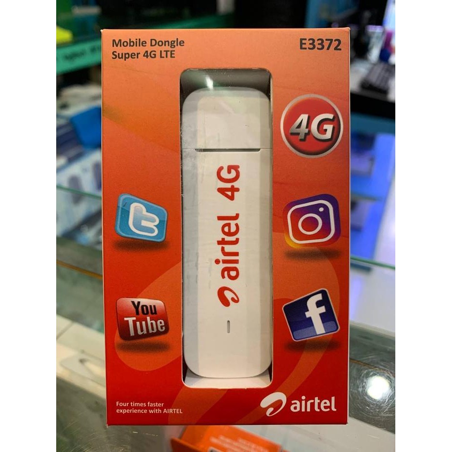 Modem USB AIRTEL E3372 4G LTE Support All Operator