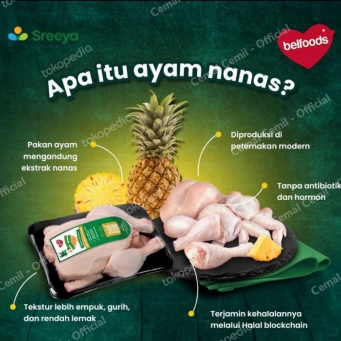 Instanbisa- Ayam Segar Karkas Nanas Parting 9 / Ayam Frozen Nanas 1Kg