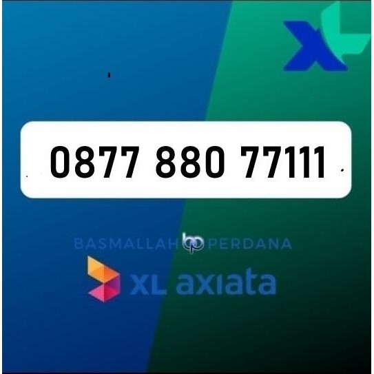 Nomor Cantik XB77 880 77111 Perdana XL 4G 5G YOP925