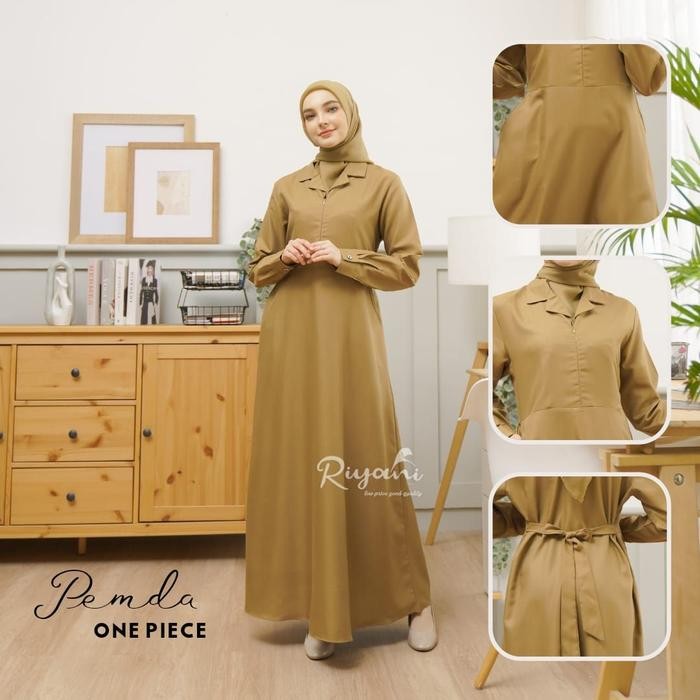 TERLARIS Pemda One Piece Riyani/gamis pemda/baju pemda hamil/seragam pemda READY STOCK