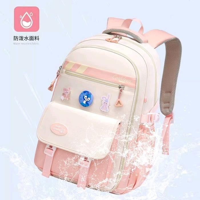 Cathleen - Tas Sekolah Model Kulkas Laki Laki Perempuan/Ransel Anak Sekolah Cewek Cowok Sd Smp Sma