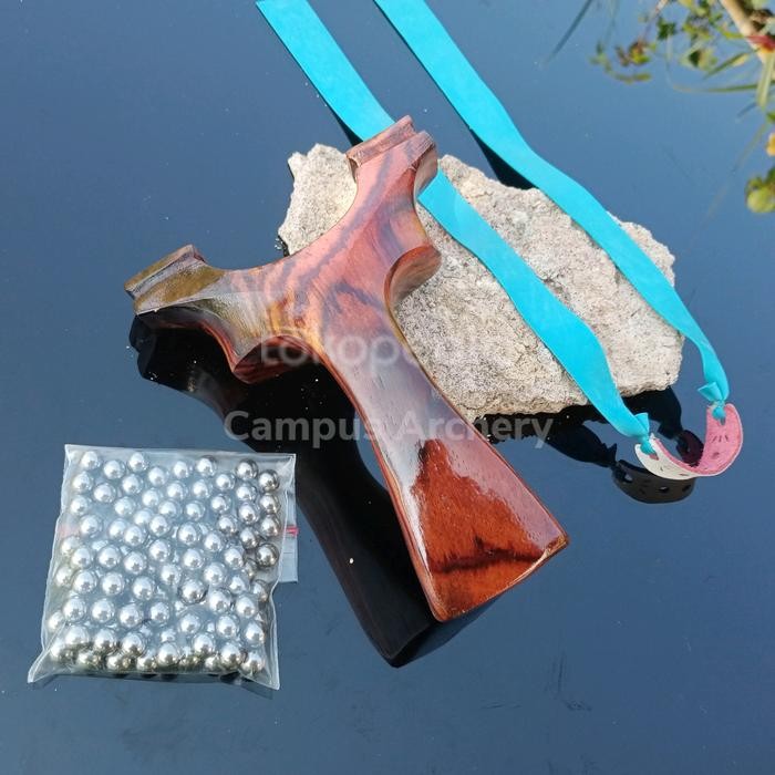 q9v5- Ketapel Gd-X Full Kayu Sonokeling Slingshot Ott