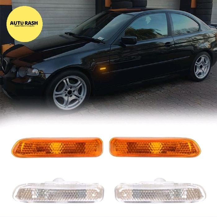 BMW E46 Lampu Sein Samping Side Marker Turn Signal Lights Pre Facelift Putih Kuning 63132228592 6313