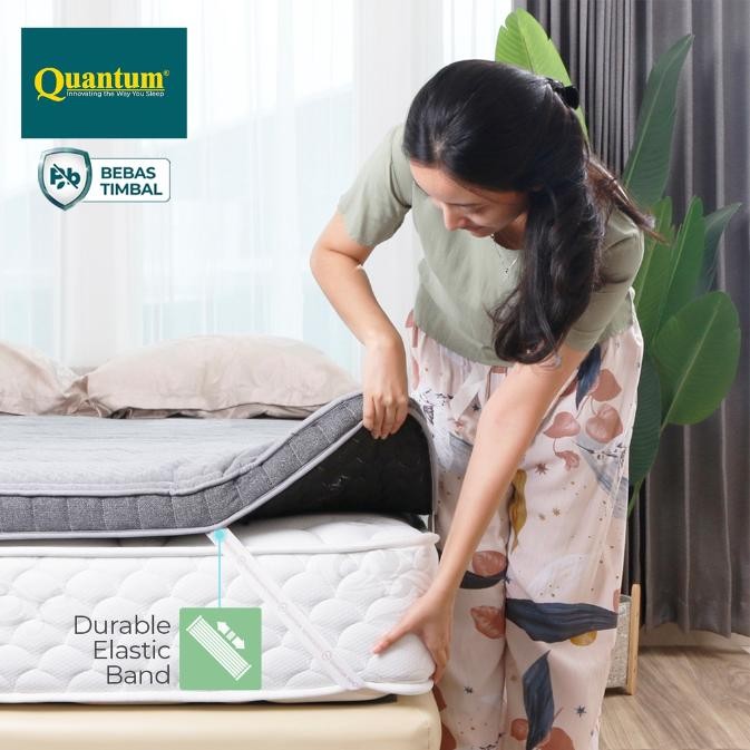 Quantum Topper Greentea Latex Dna 8 Cm 120X200 Cm Alas Kasur Pasti Ori