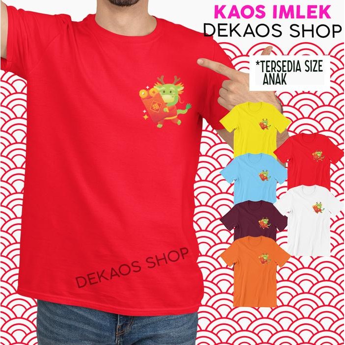 Kaos Imlek 2024 / Baju Imlek 2024 / Kaos Imlek couple / 2903 Angpao new