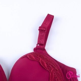 POLINI -Bra Jumbo Tanpa Kawat Busa Tipis Cup B/C Kait 3 555