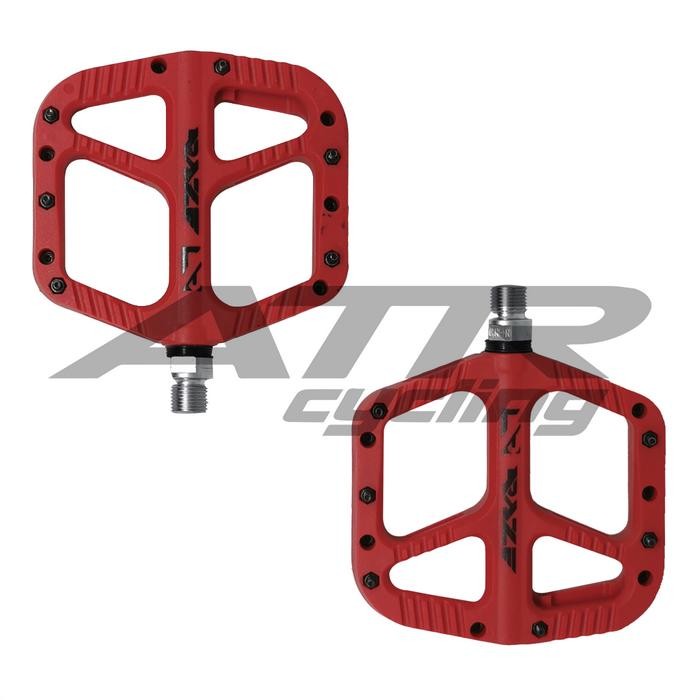 PEDAL SEPEDA AL RAZE N90 BLACK CNC 2 BEARING