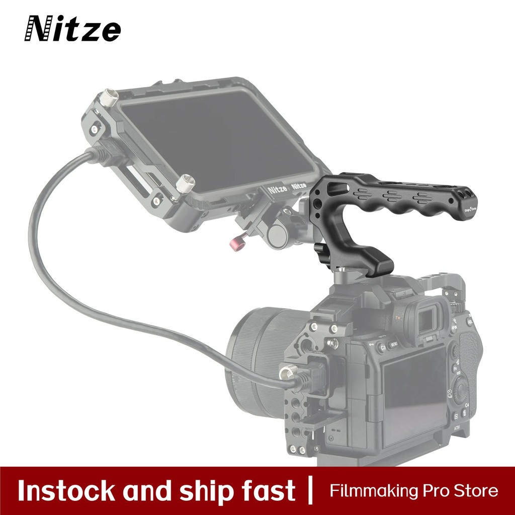Nitze Lil Stinger Ii Handle With Nato Clamp Dslr Camera Nato Top Hanlde