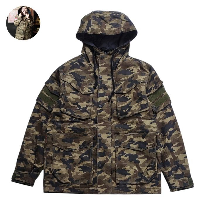 Jaket Parka Army Military Desert/ Gurun Pasir Canvas Terlaris