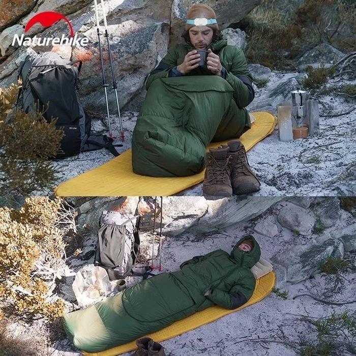 Kantong Tidur 2 in 1 Down Jacket and Sleeping Bag Naturehike NH21YR001