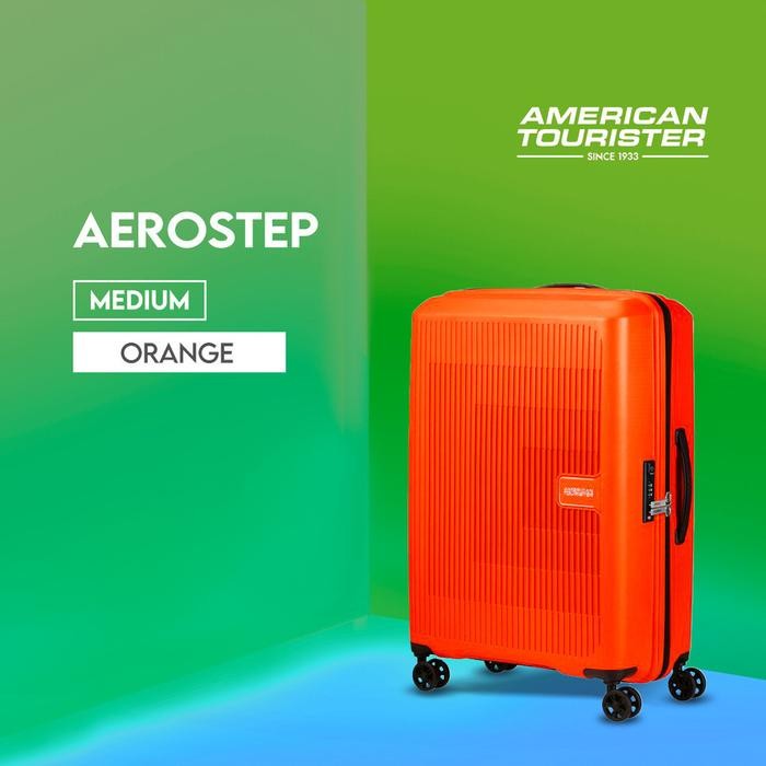 American Tourister Koper Hardcase Aerostep Medium 24" - Orange