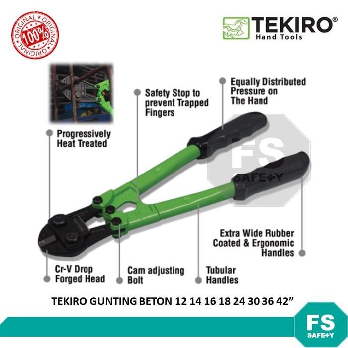 Tekiro Gunting Beton Potong Besi Bolt Cutter 12 14 18 24 30 36 42 inch